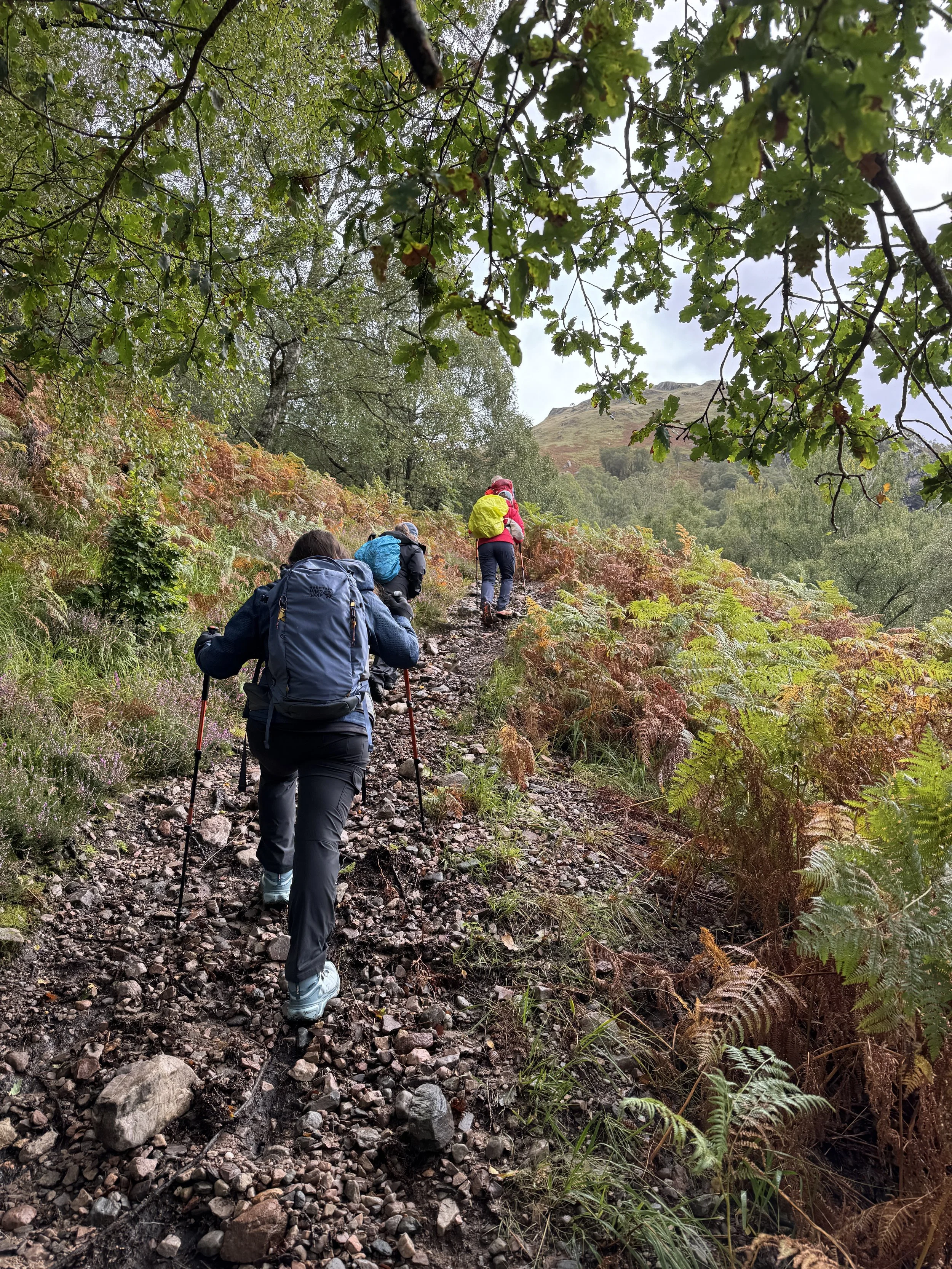 all-female hiking in Scotland