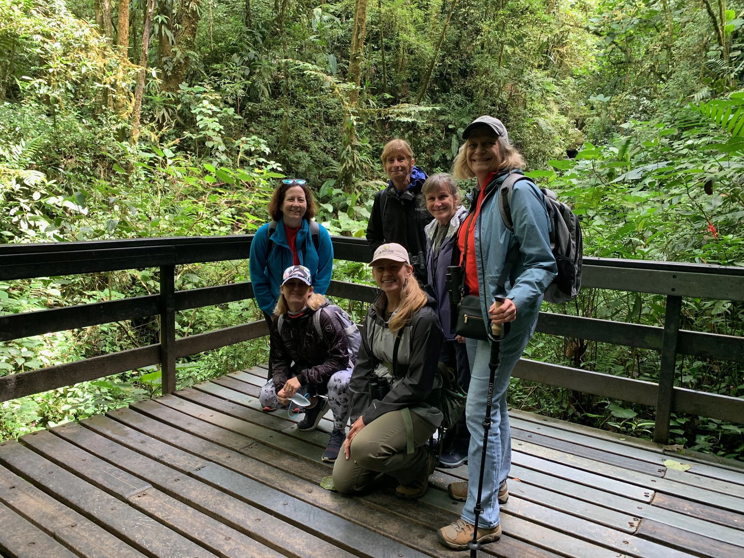Group of women exploring Costa Rica's rainforests