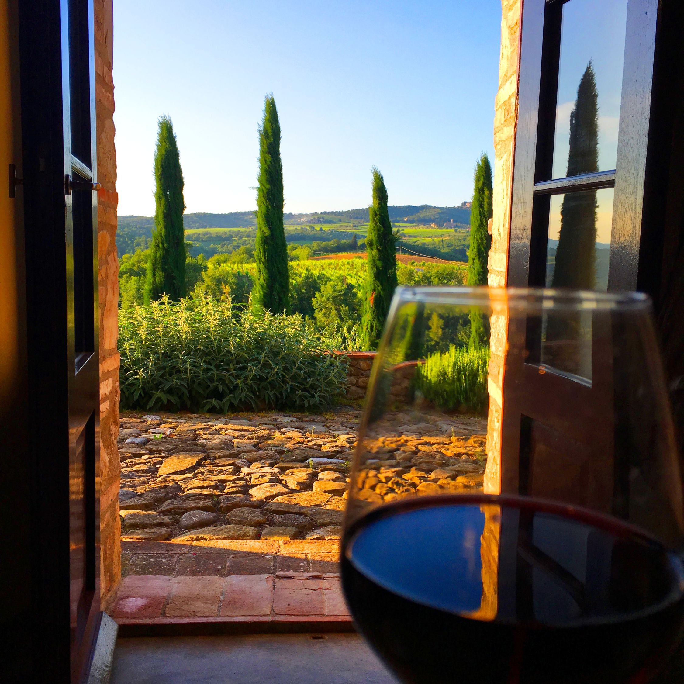 Wie in Italian Countryside on the Via Francigena