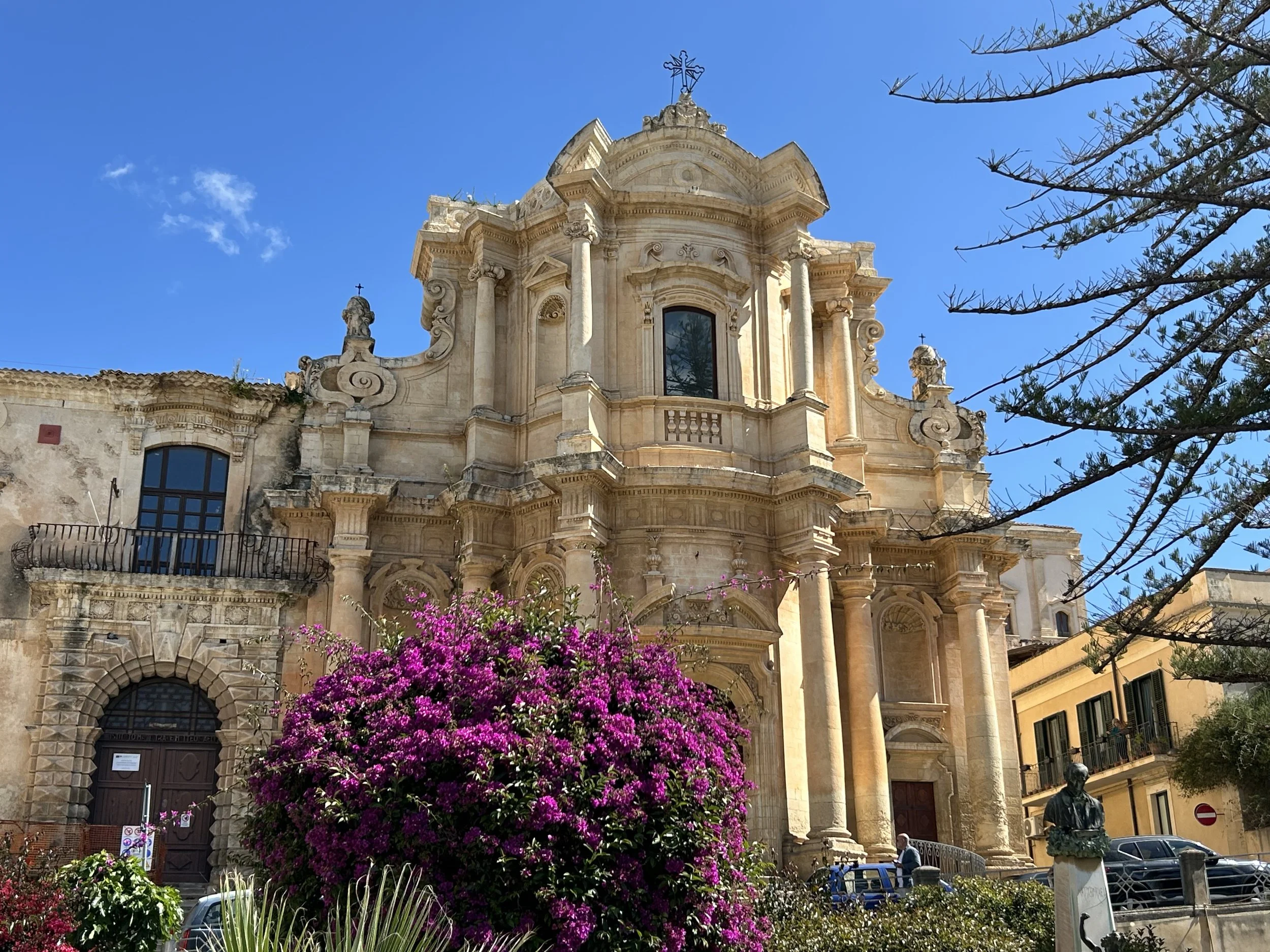 Building in historic Palermo in Sicily