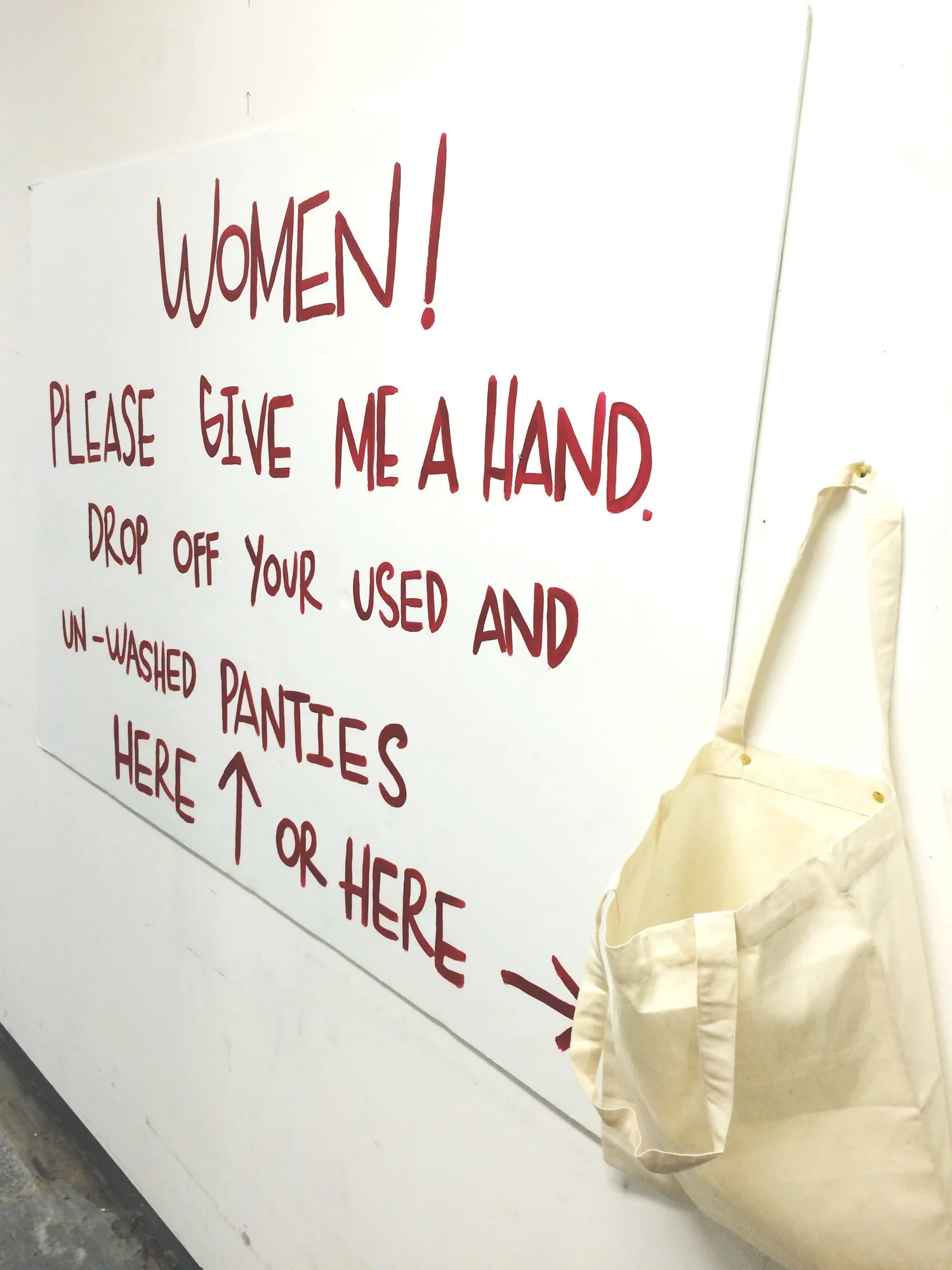 'Pantie Party' series, 2016.