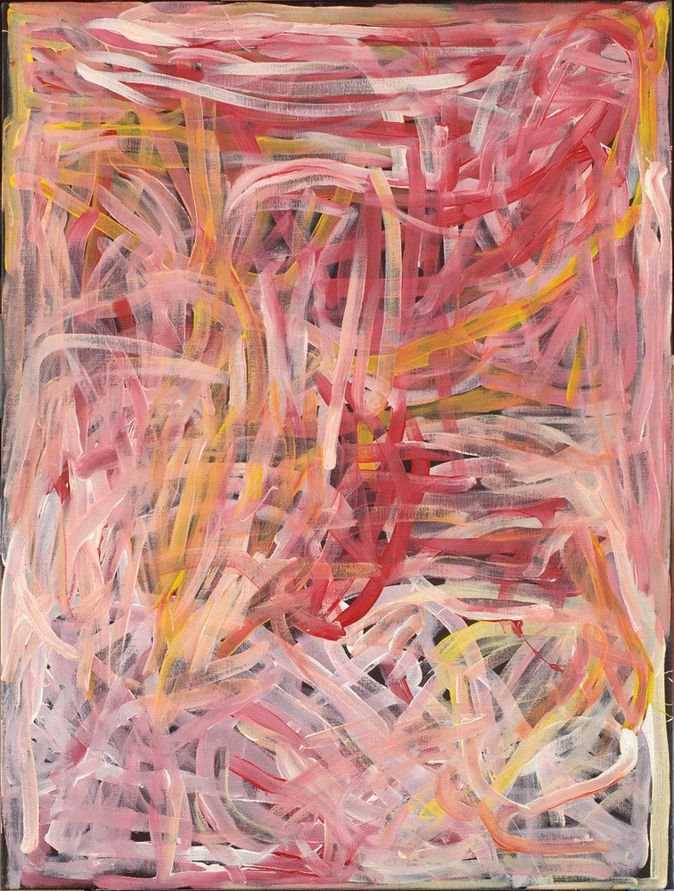 Emily Kame Kngwarreye, Yam Story '96, 1996.