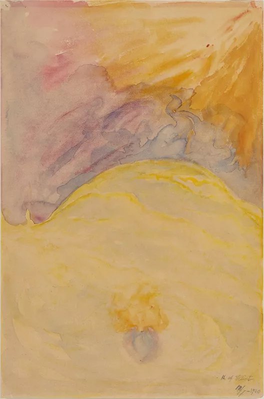 Hilma af Klint, Fiery Flames (Eldslågor), 1930.