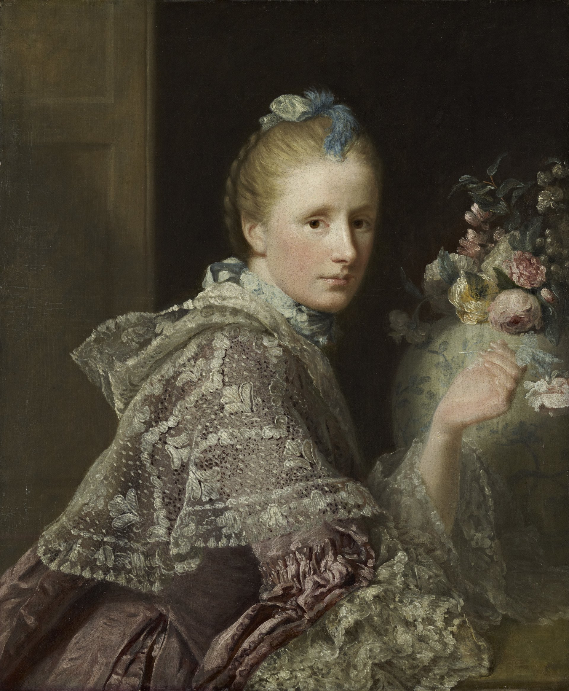 Allan Ramsay, Margaret Lindsay of Evelick: The Artist's Wife, about 1726-1782, c. 1758-60. Oil on canvas, 74.30 x 61.90 cm. Courtesy National Galleries Scotland, Edinburgh.