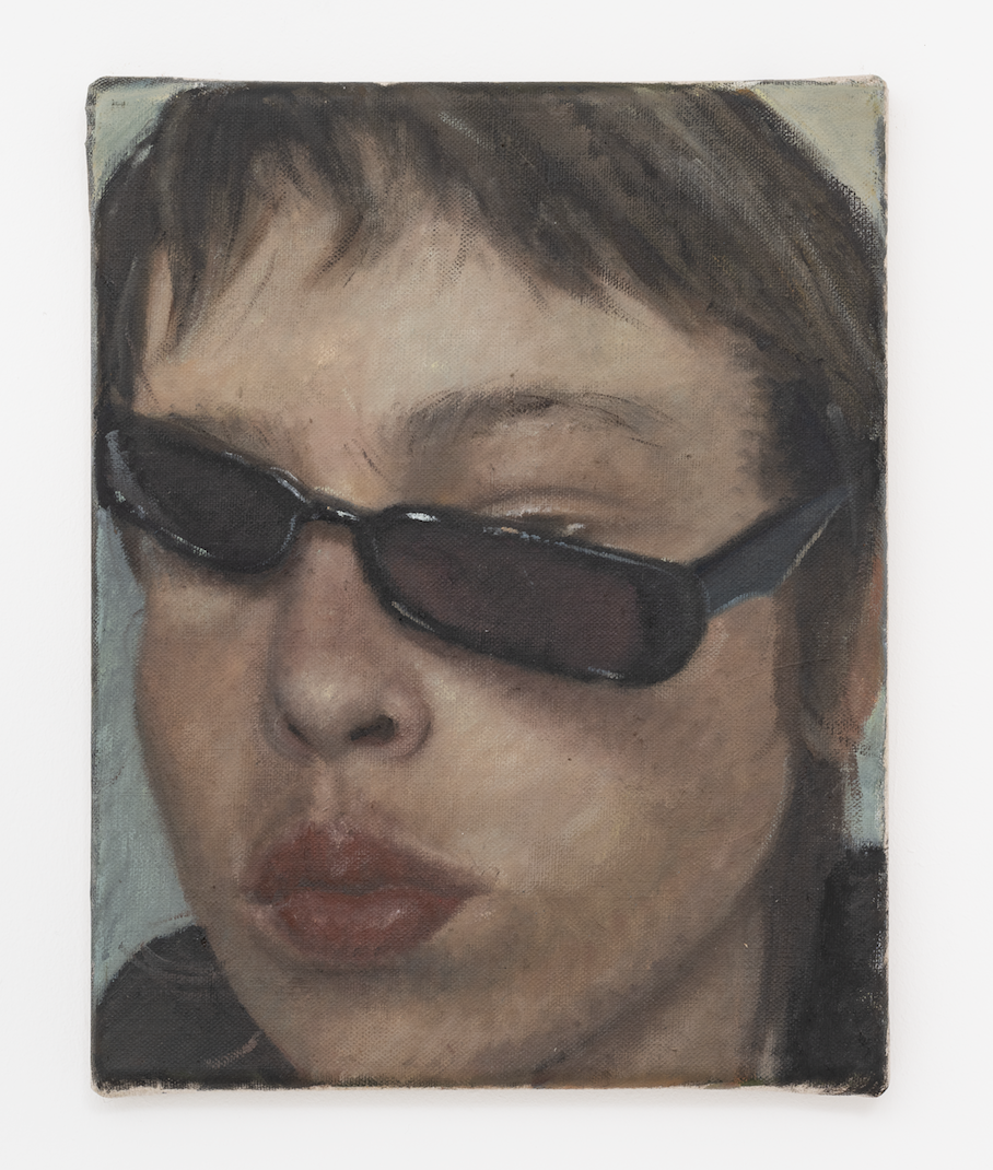 Issy Wood, Self-portrait 24, 2022. Oil on linen. Photo Courtesy: Lafayette Anticipations..