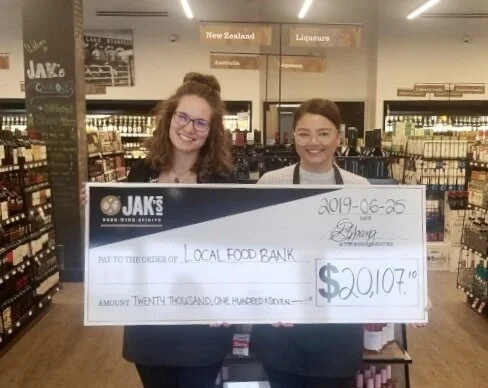 News Release Bc Based Liquor Store To Donate 20k Jak S Beer Wine Spirits