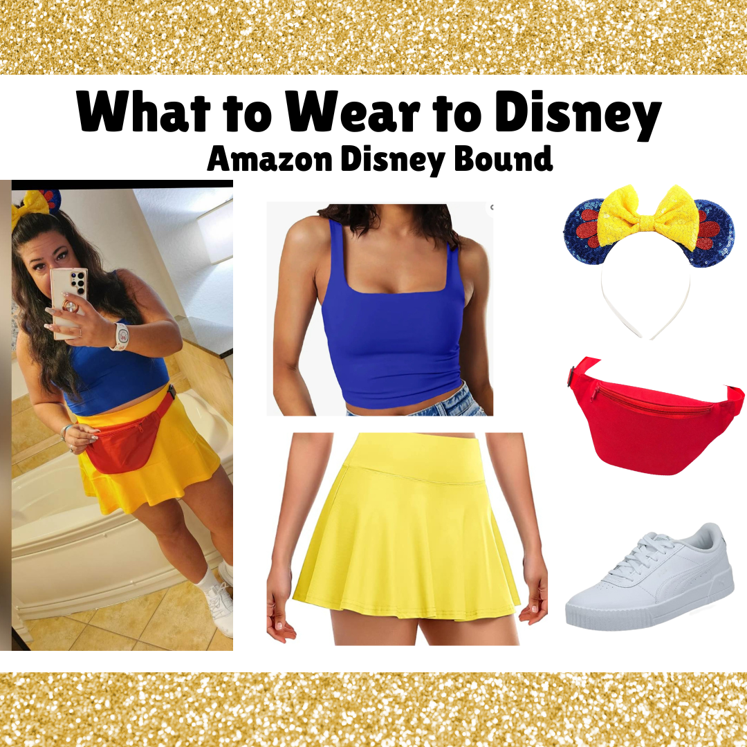 What to wear to Disney- Snow white Amazon Disney Bound