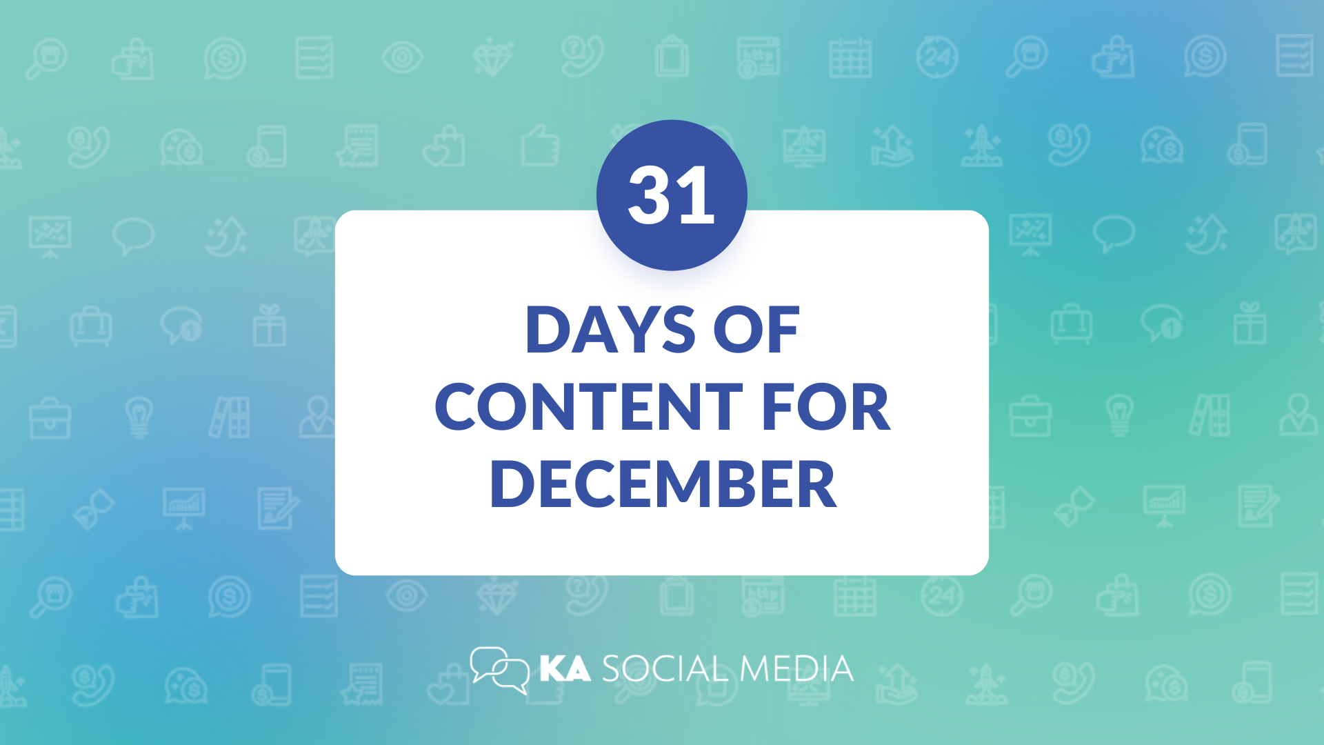 31 Content Ideas for December 2025