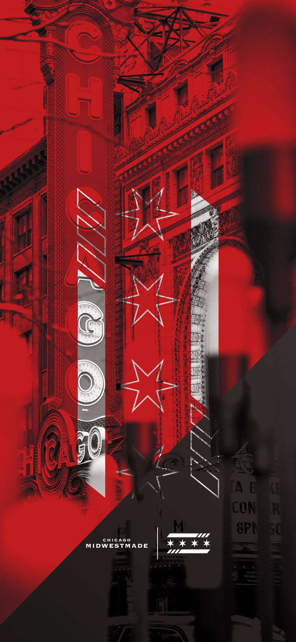 picture Chicago Flag Wallpaper Iphone chicagomidwestmade flag iphone x pro