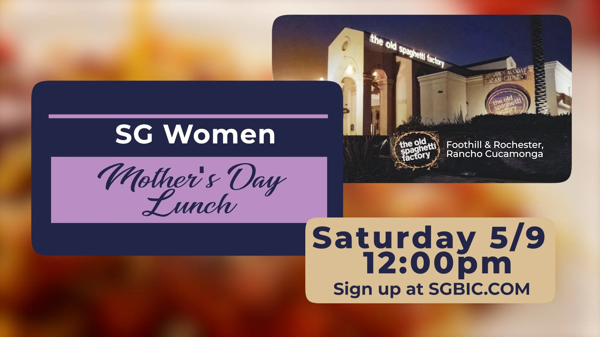 Mother's Day Lunch Image