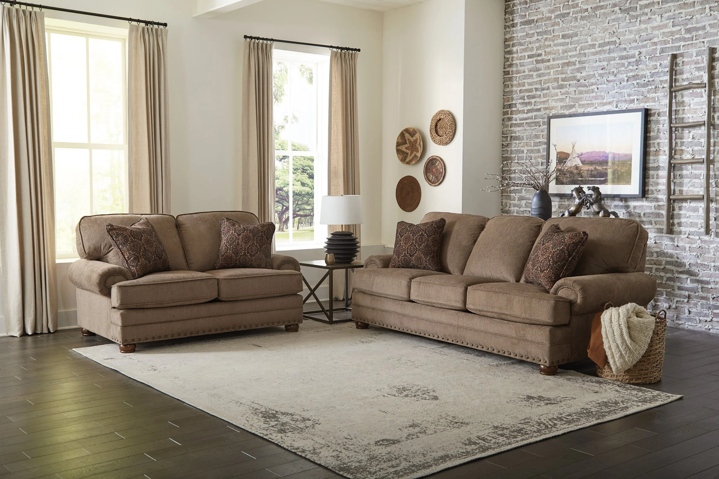 Singletary Sofa and Loveseat