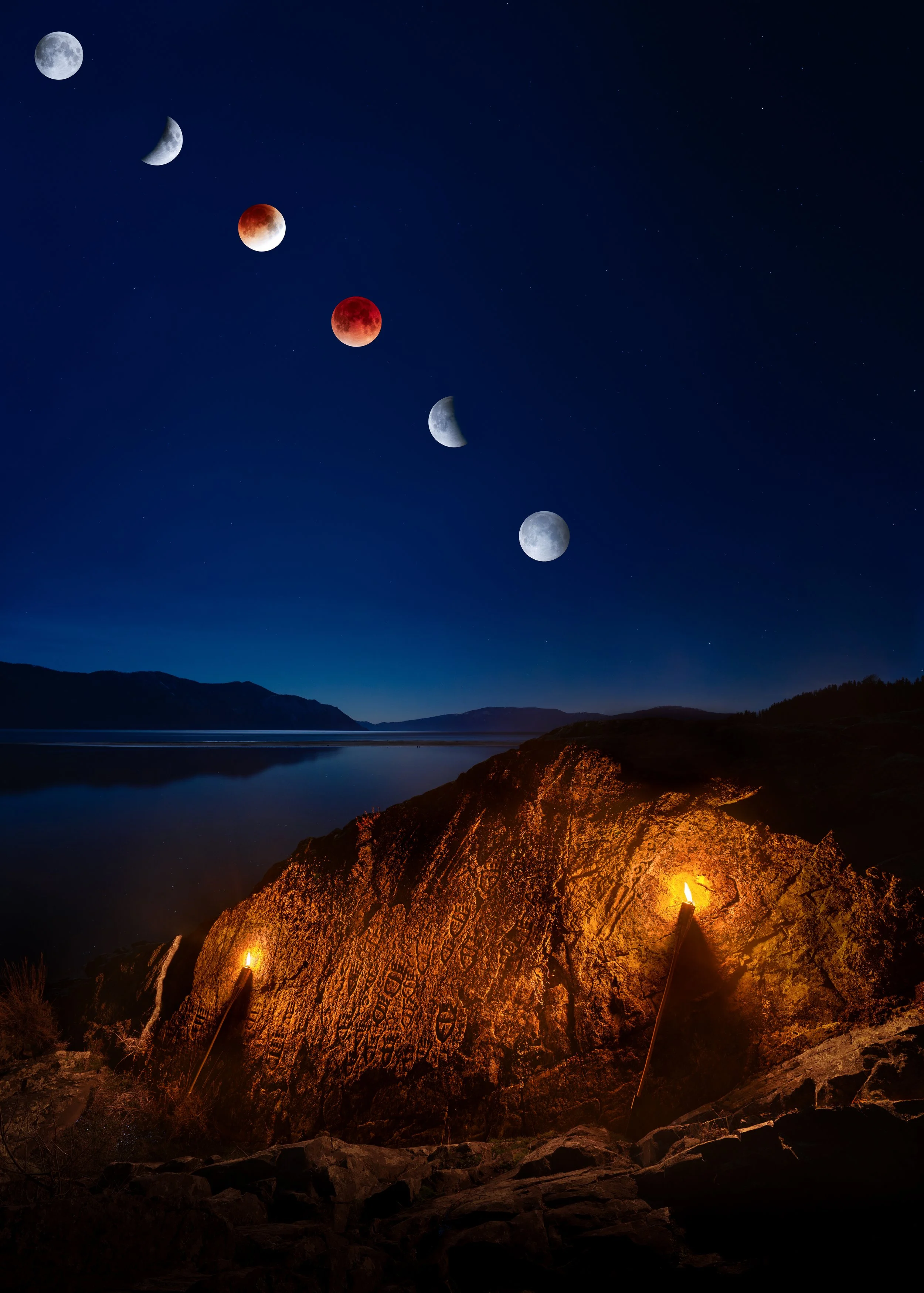 Blood Moon over Pend Oreille Petroglyphs.jpg