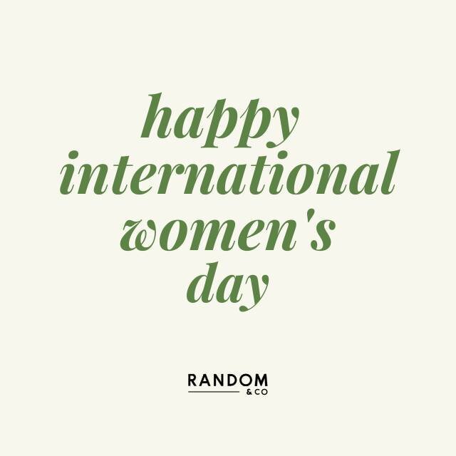 Happy Women's Day to all the wonderful, strong women out there! This is a special day to remind us how important it is to invest in a sustainable future. 🌎 Shop green and give pre-loved fashion items a second life! 💚 ⁠
⁠
#shopRandomandCo #shoplocal