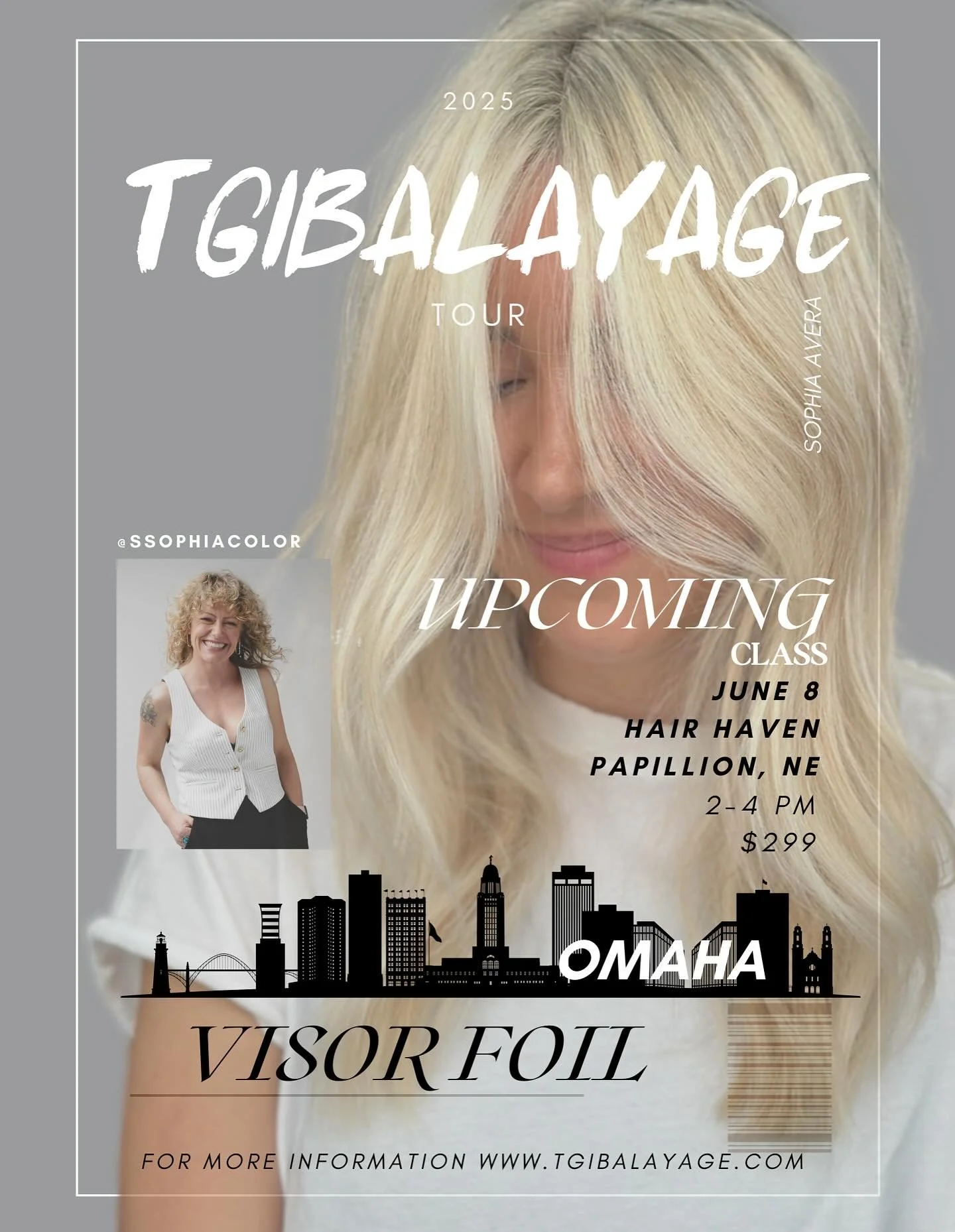 Next stop: OMAHA, Nebraska!
We&rsquo;re bringing the Visor Foil Demo that&rsquo;s turning heads and transforming highlight habits.

This isn&rsquo;t just another class&mdash;it&rsquo;s a wake-up call for stylists and salon owners ready to:
&bull; Ret
