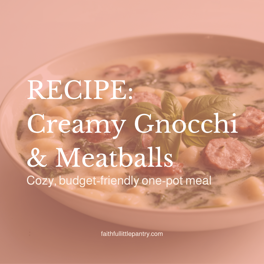 Recipe: Creamy Gnocchi and Meatballs, One-Pot Meal
