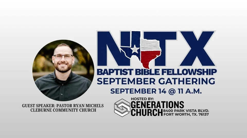 Pastor Ryan Speaking at NTXBBF