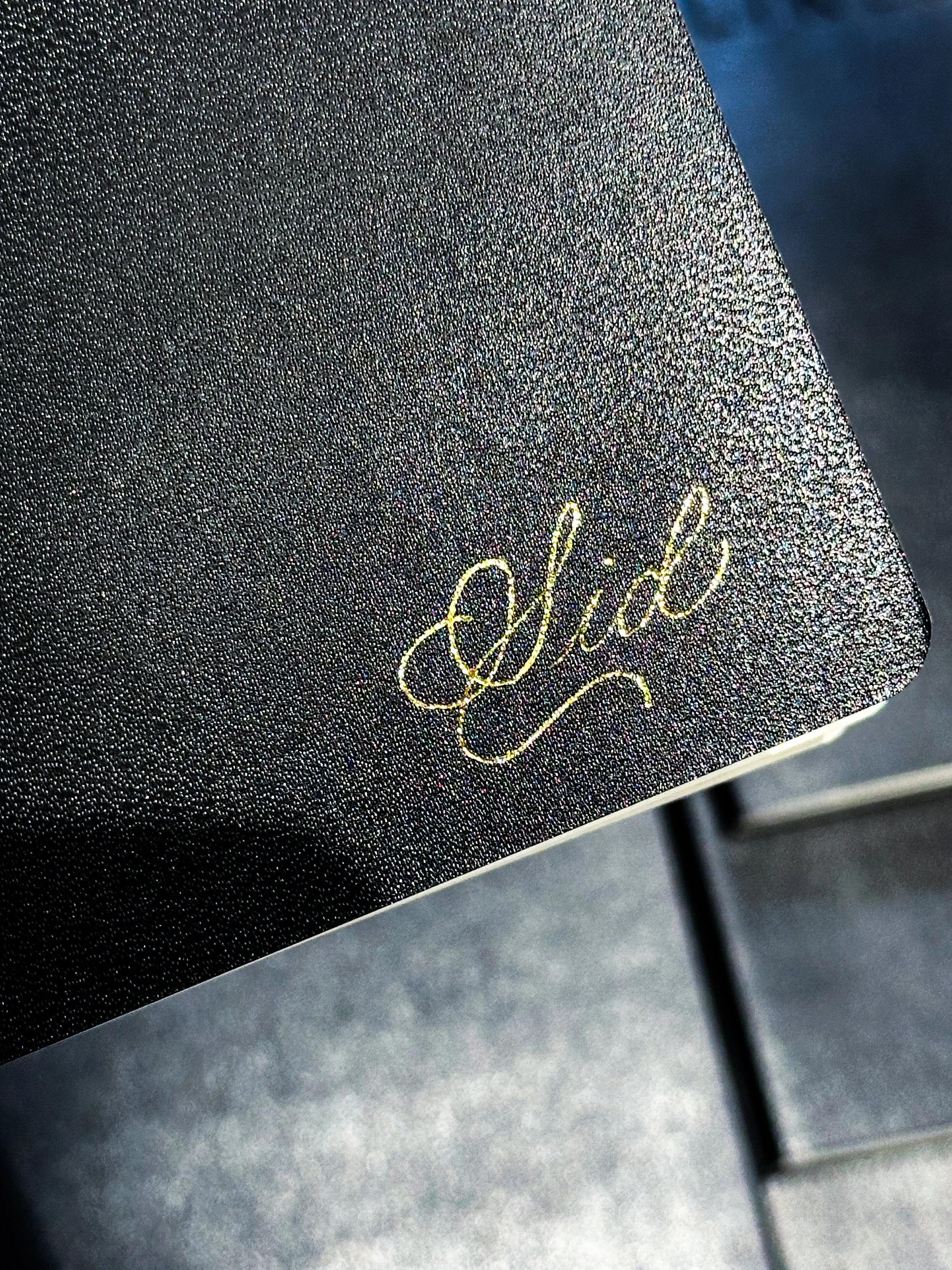 Foil Lettering in Dallas — I Do Illustration