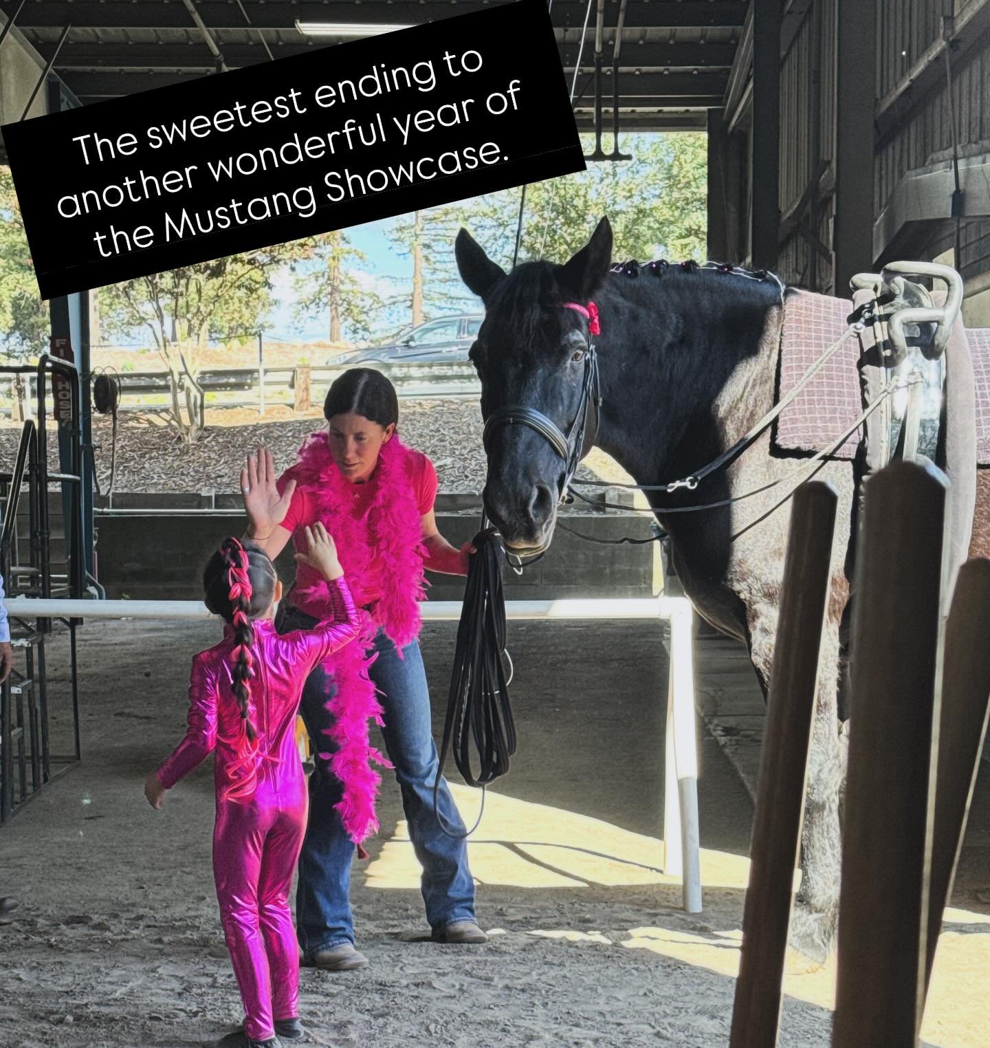We want to thank you all for another year of The Mustang Showcase. Since its inception it has always been meant to lift each other up and that includes our animals, our small businesses, our children, our friends, our family. Yes it&rsquo;s about mus