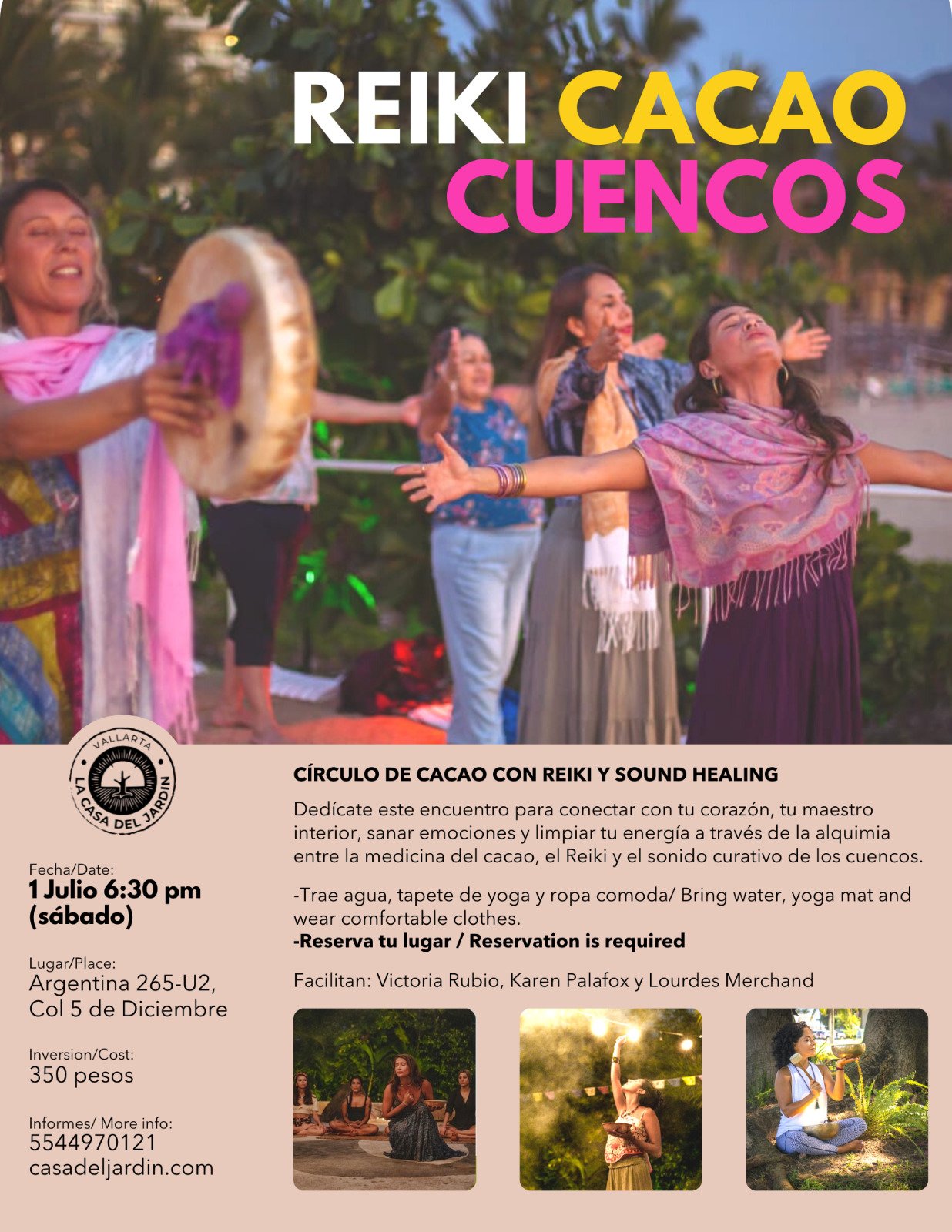 REIKI, CACAO, SOUNDHEALING