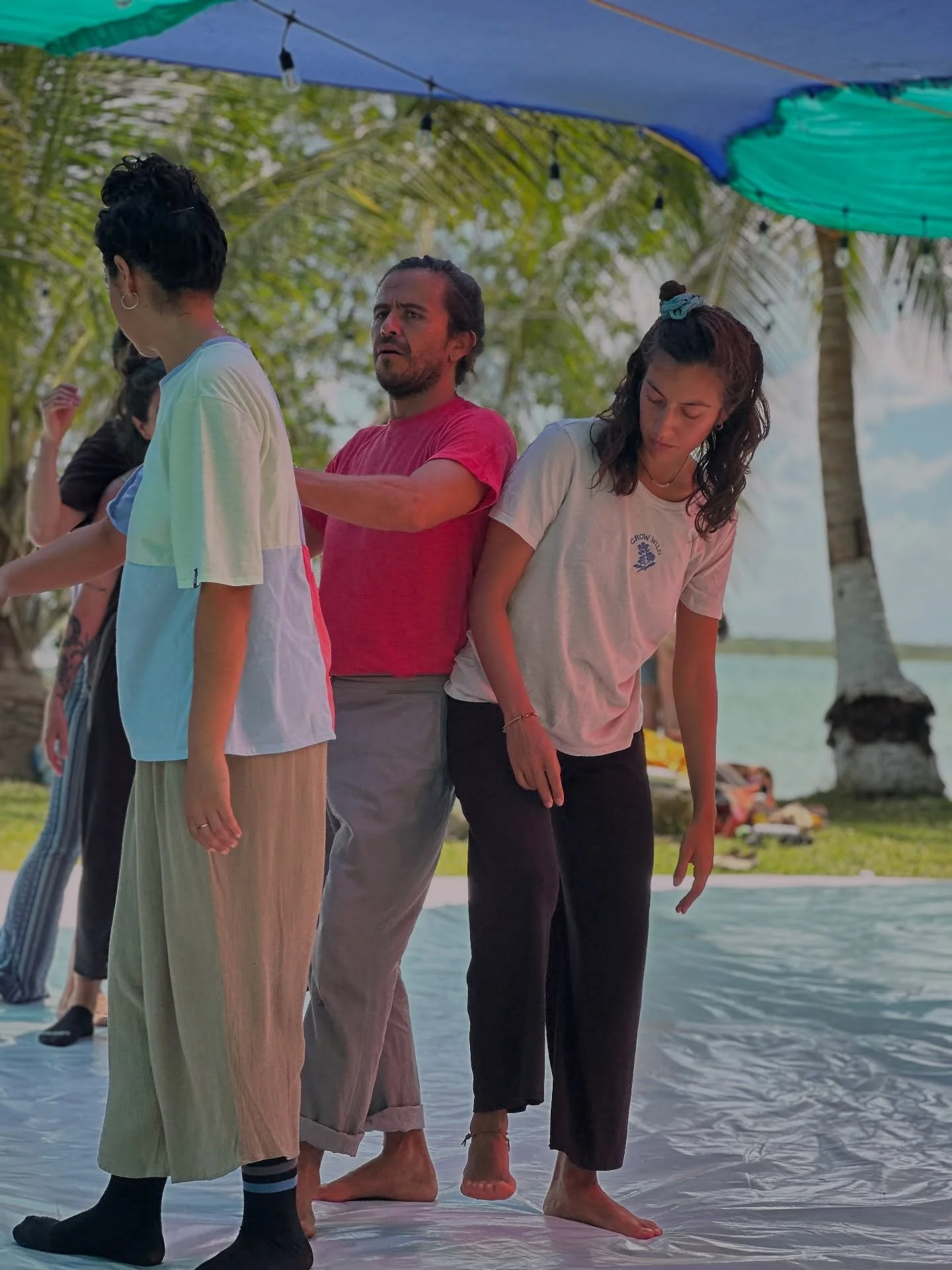 Recuerdos de momentos divertidos investigando con los parces Richi y Selvita 💫💦🌿🇨🇴👣🇲🇽 en la clase de Aurora Ortiz en Contact and Flow 2025

@selva.plantasia @contact.impro.colombia 
@contact.and.flow 
@auronirica 🙏🏾

#contactimprov #danzade