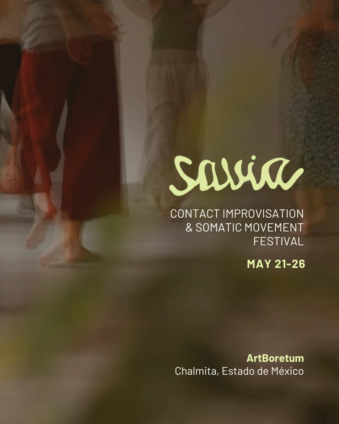 SAVIA: Festival de improvisación de contacto y movimiento somático 