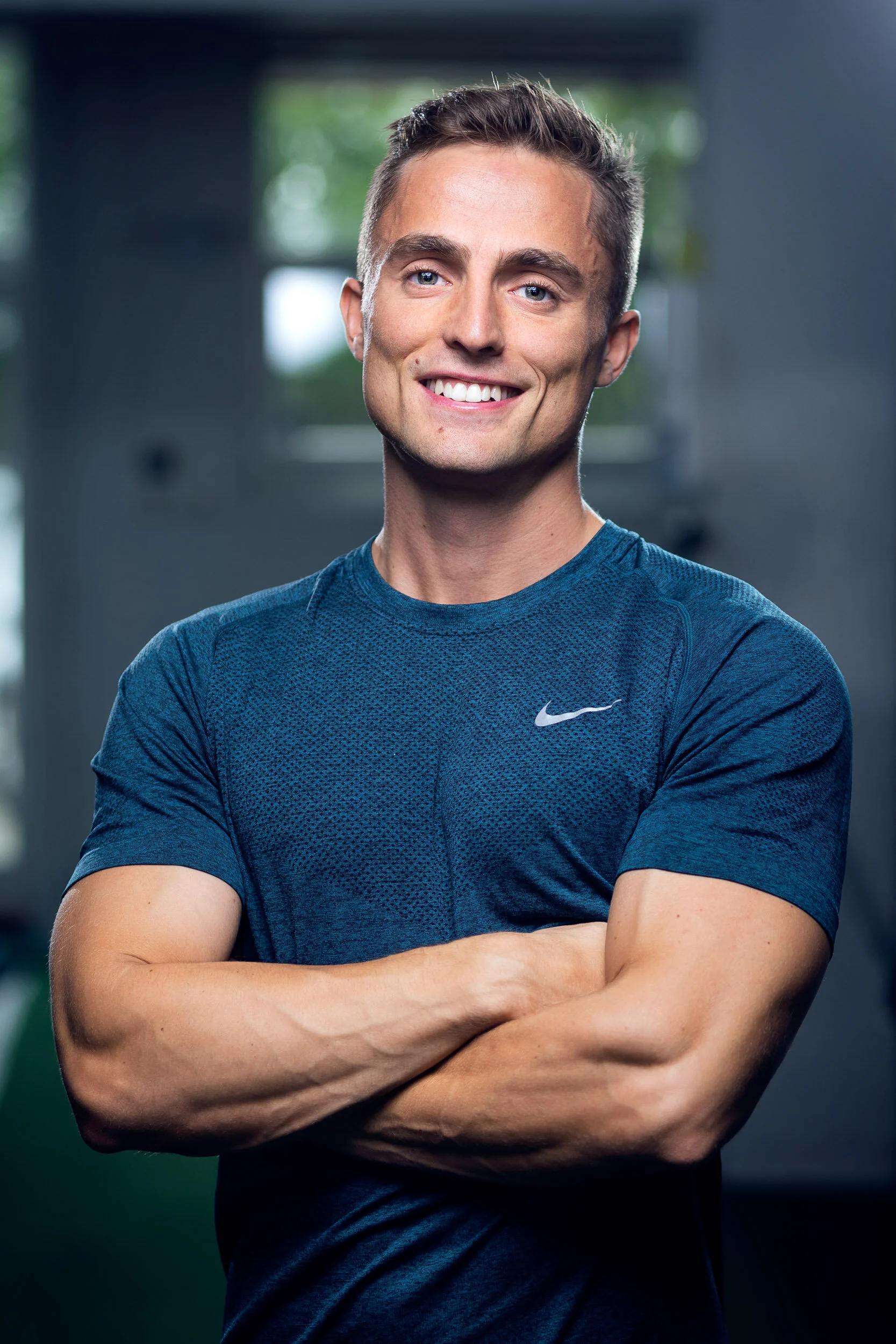 Portræt af fitnessinstruktør