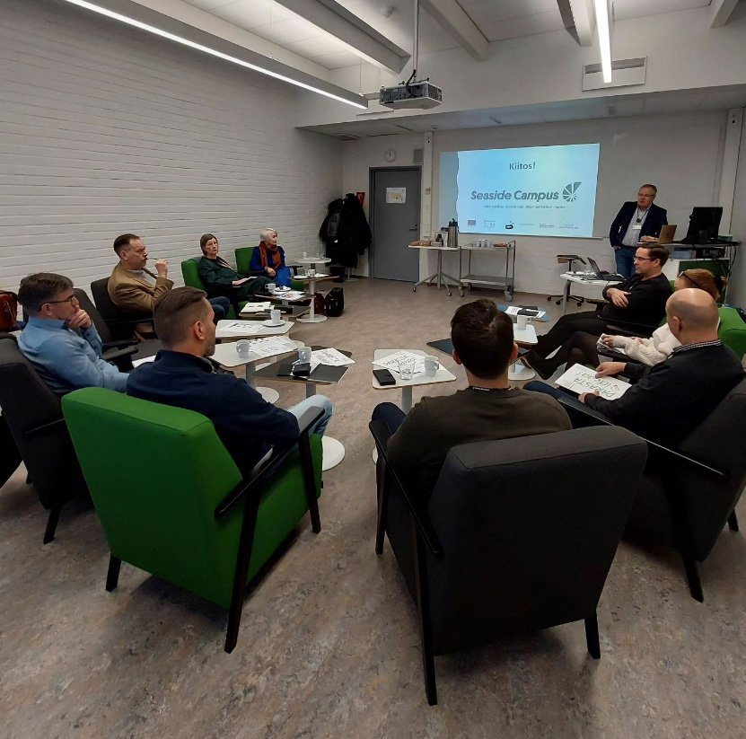 Kuulumisia Meriteollisuuspuisto oppimisympäristönä -hankkeen ohjausryhmän kokouksesta