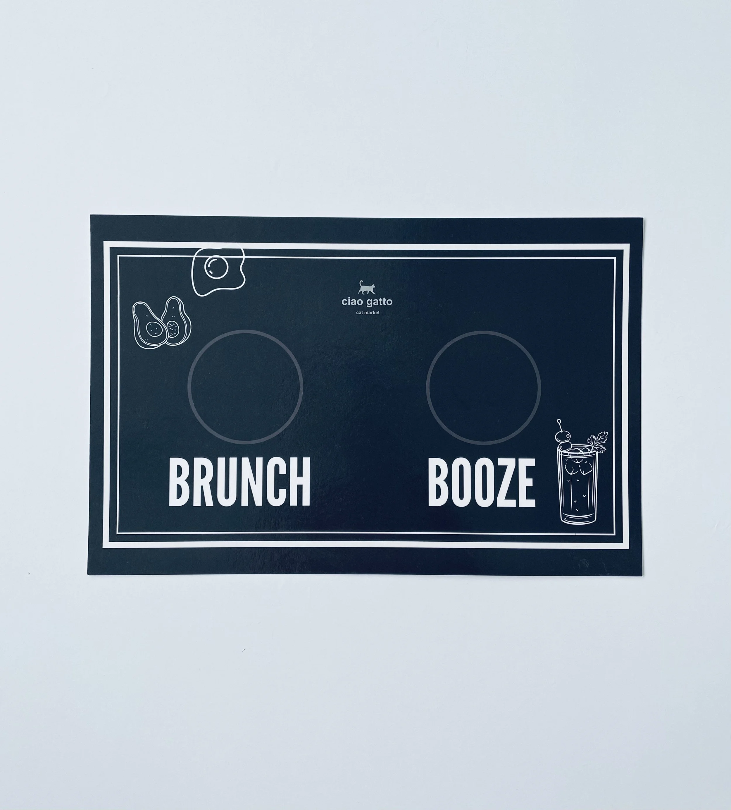 placemat boozy brunch