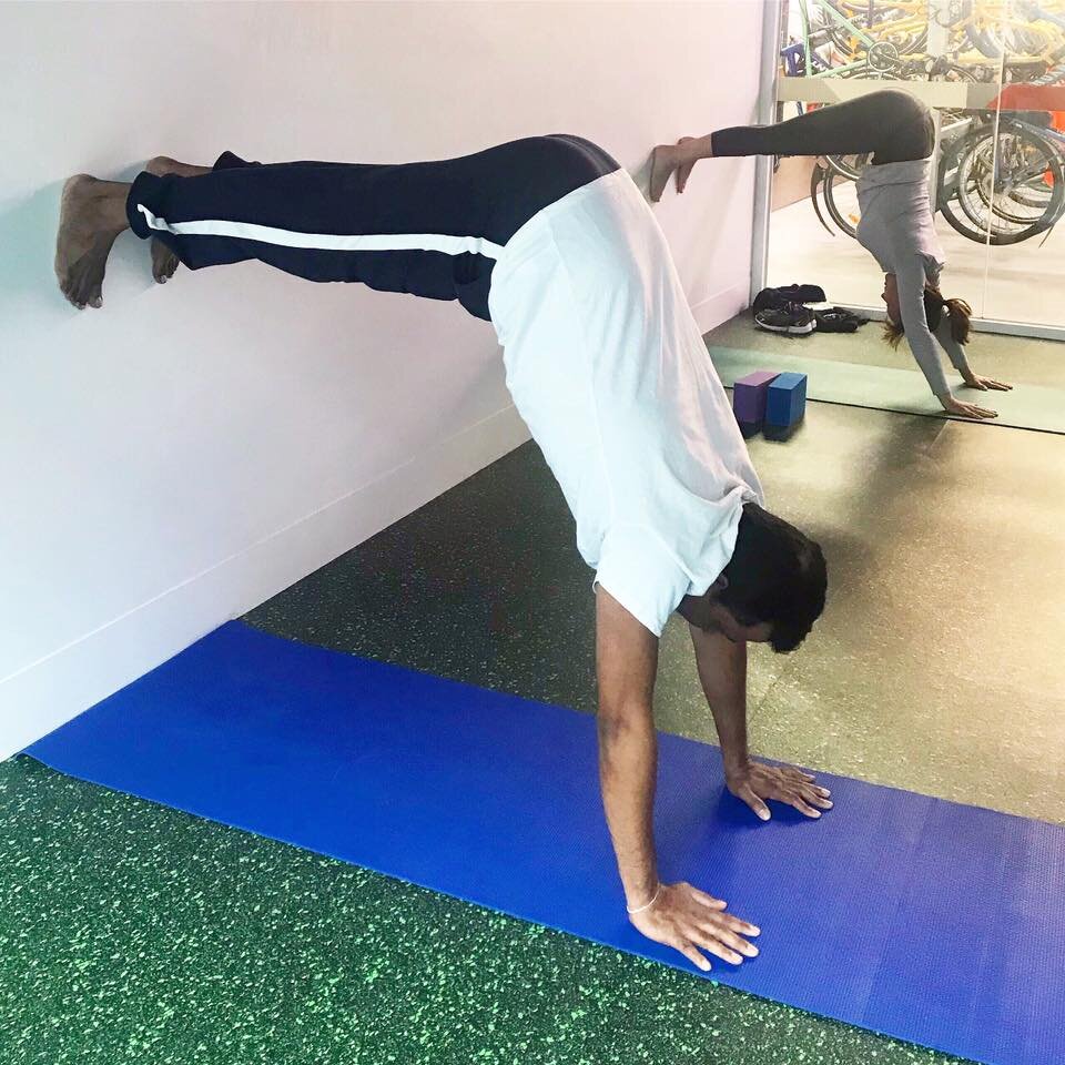 Pose of the month - Ardha Adho Mukha Vrksasana