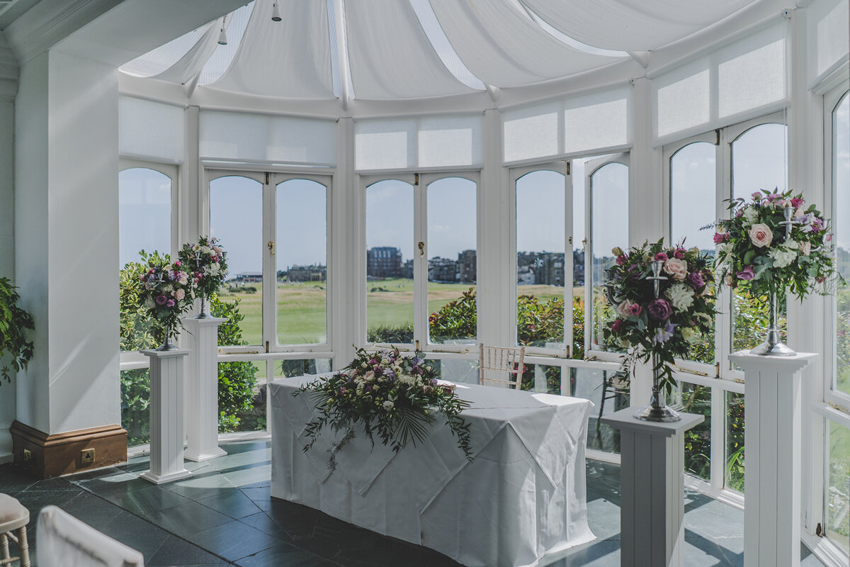 The Conservatory - Weddings at the Old Course Hotel, Golf Resort &amp; Spa