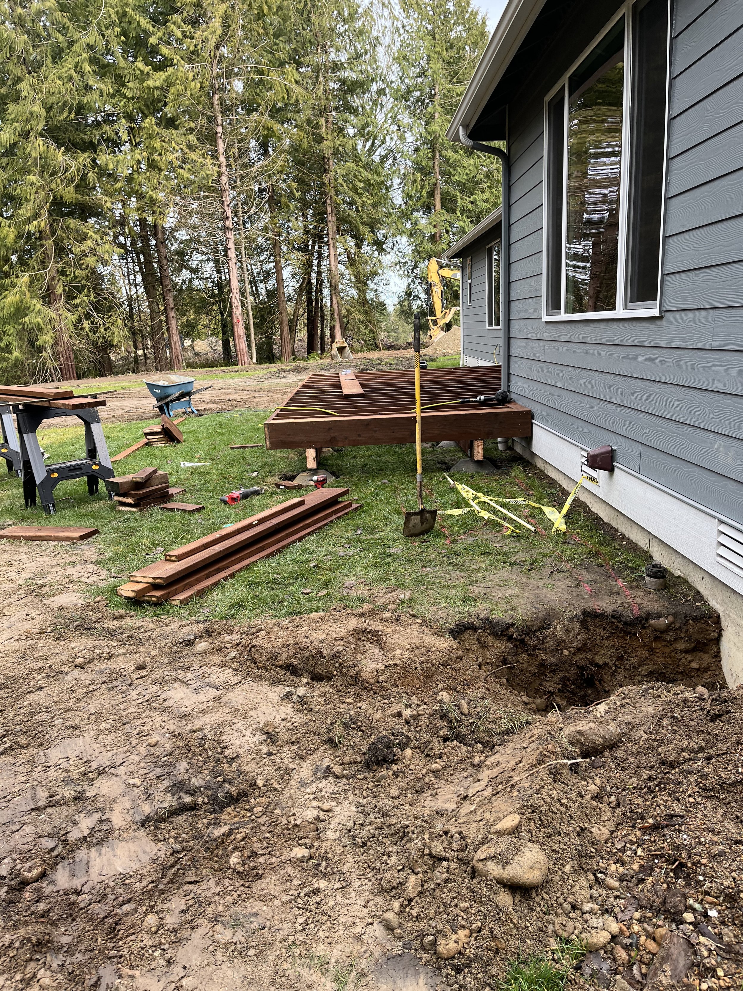 Deck Addition- Before