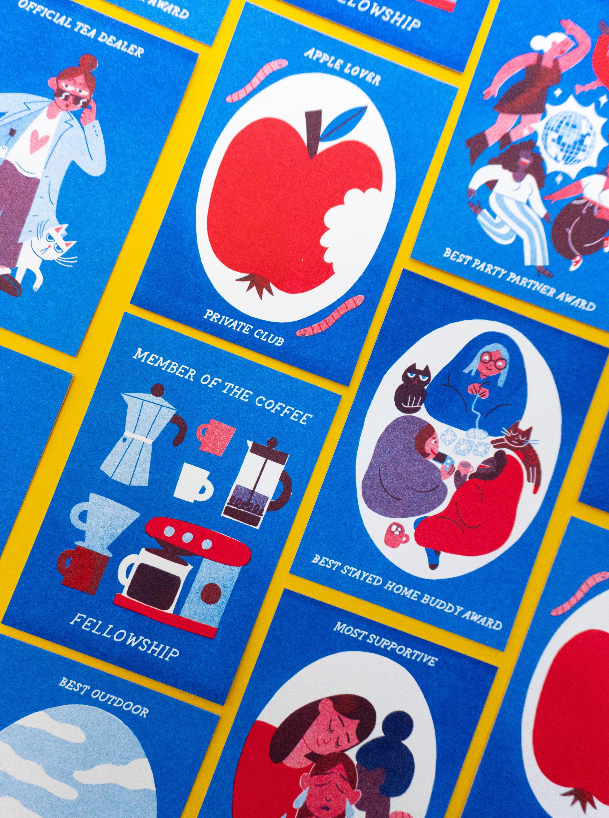 Carte de club - Carte postale RISO