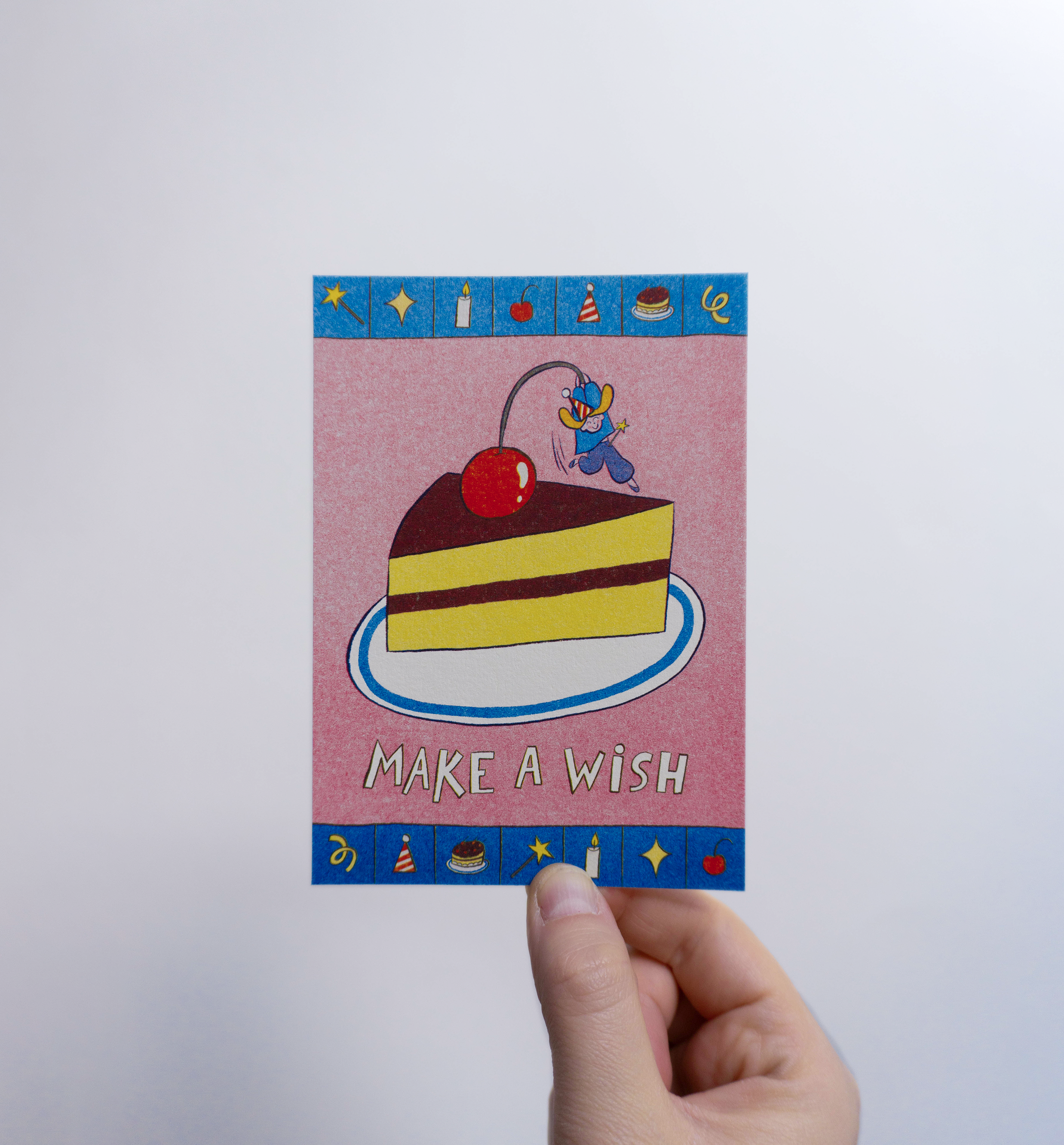 Make a wish - Carte postale riso