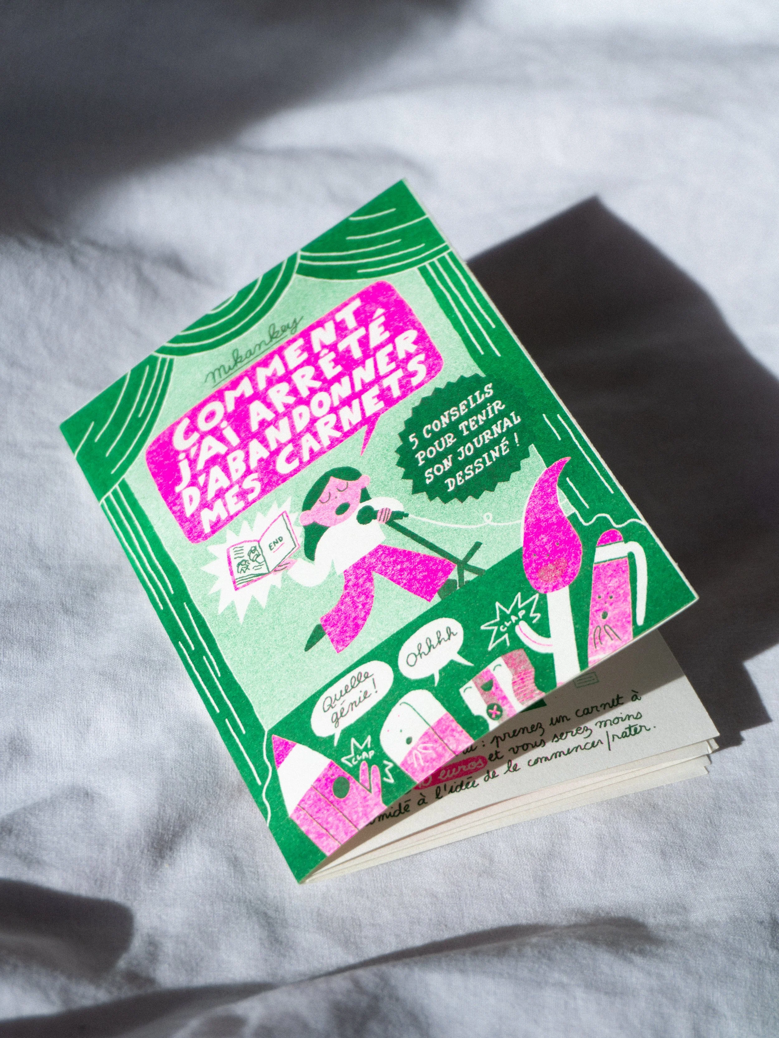 ZINE : COMMENT J'AI ARRÊTÉ D'ABANDONNER MES CARNETS