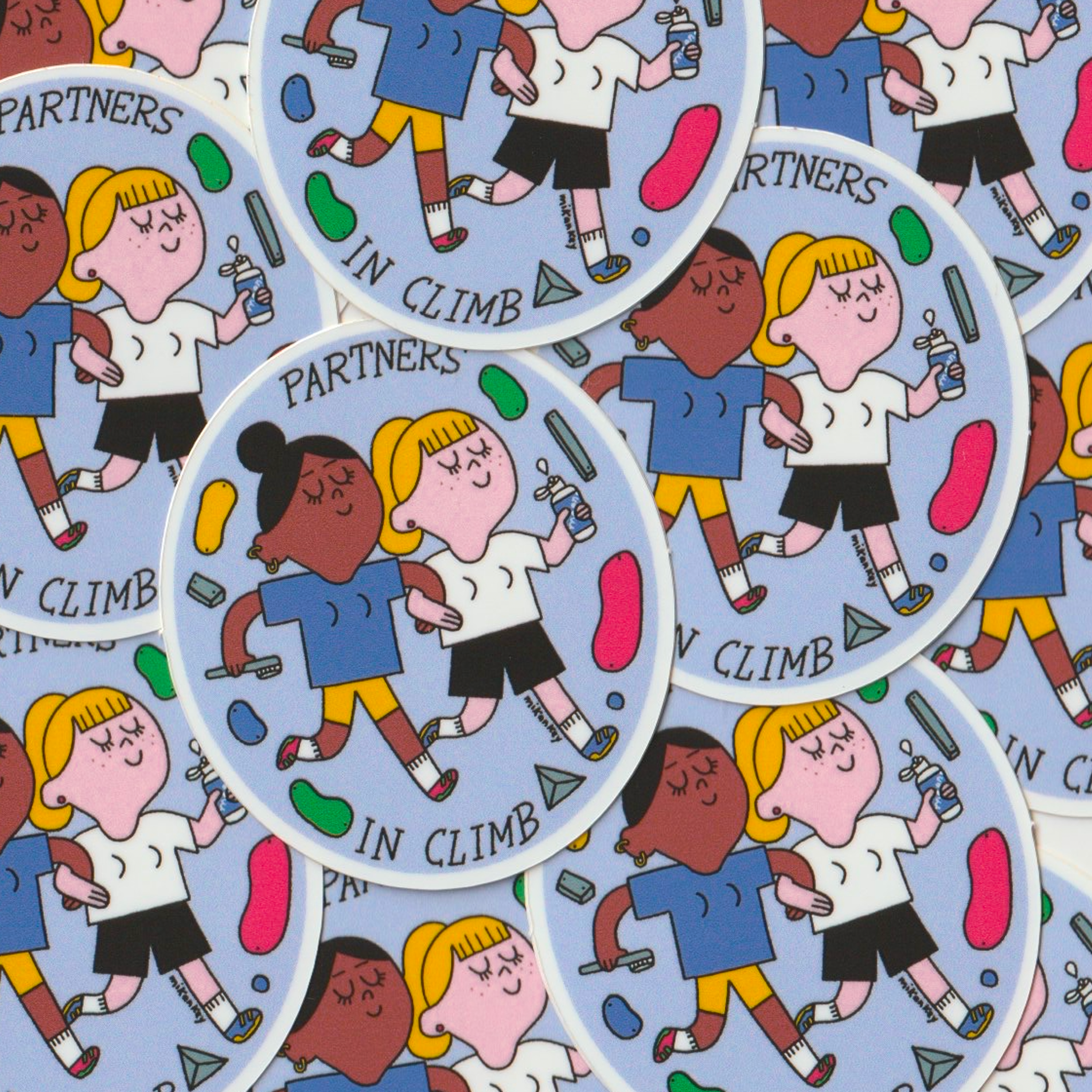 Partners in climb - sticker