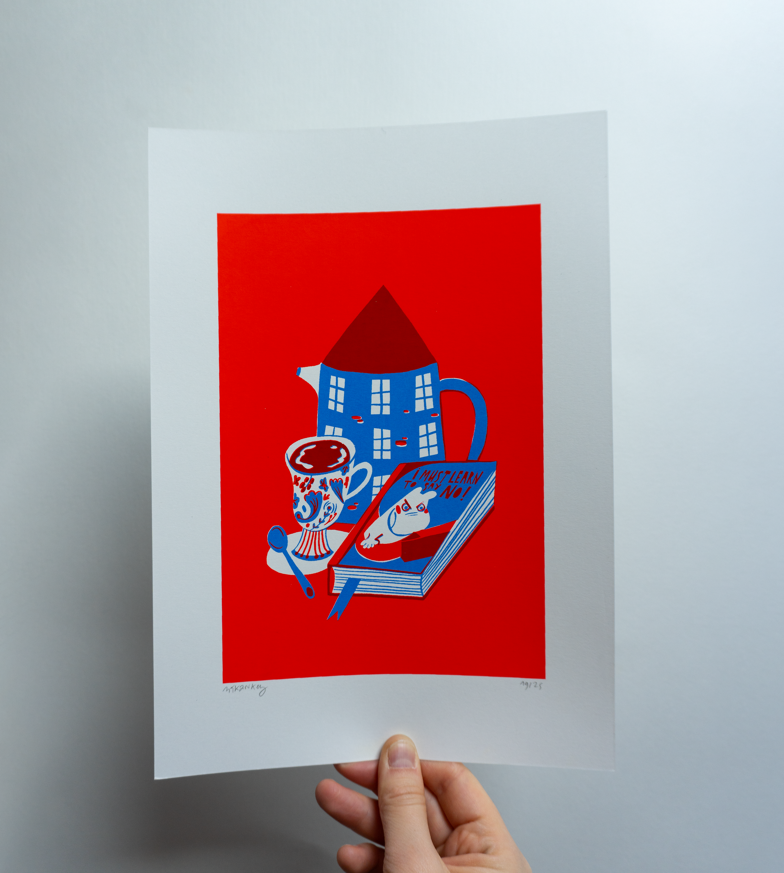 Sérigraphie Moomin A4