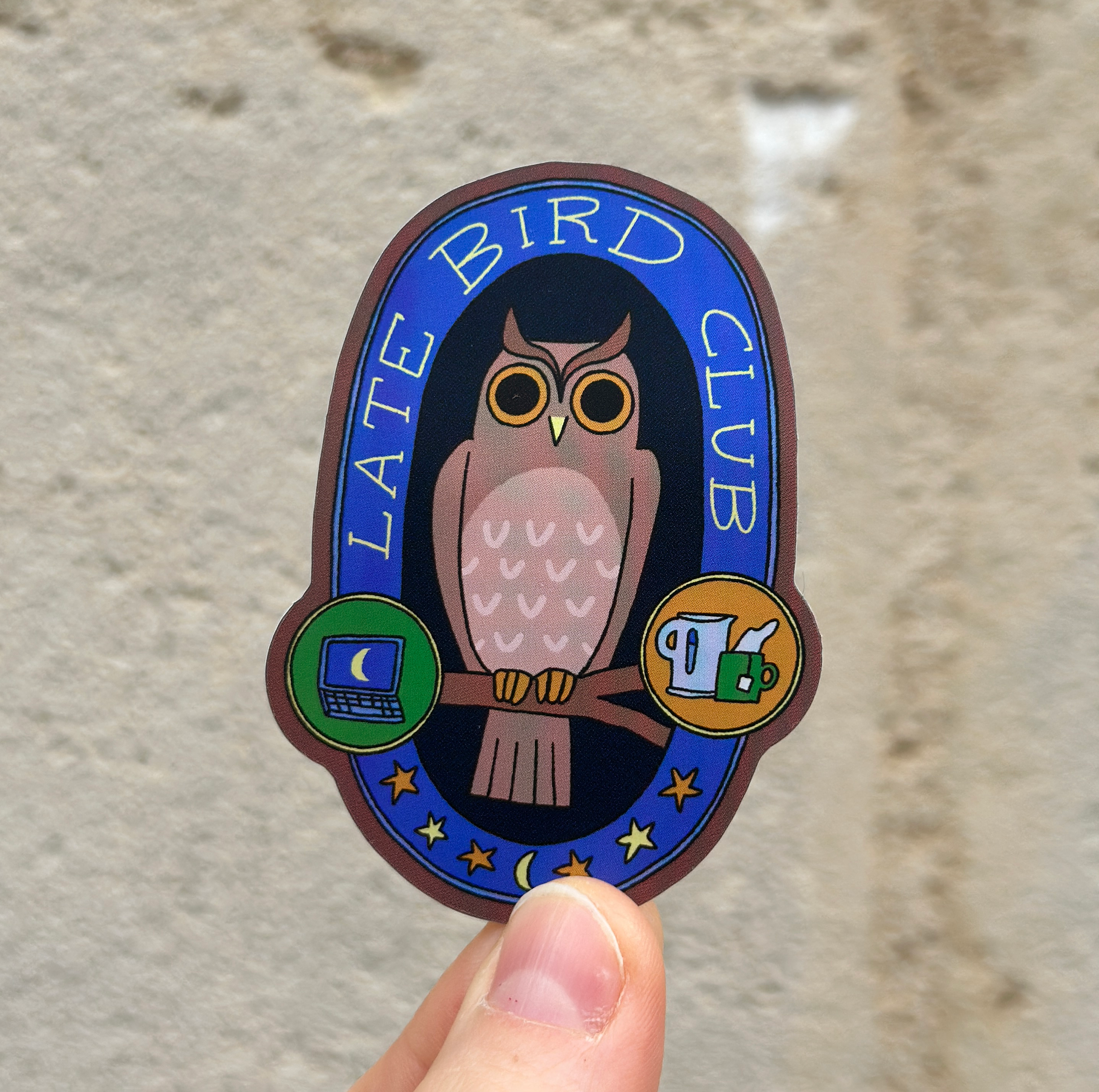 Late bird club - Sticker