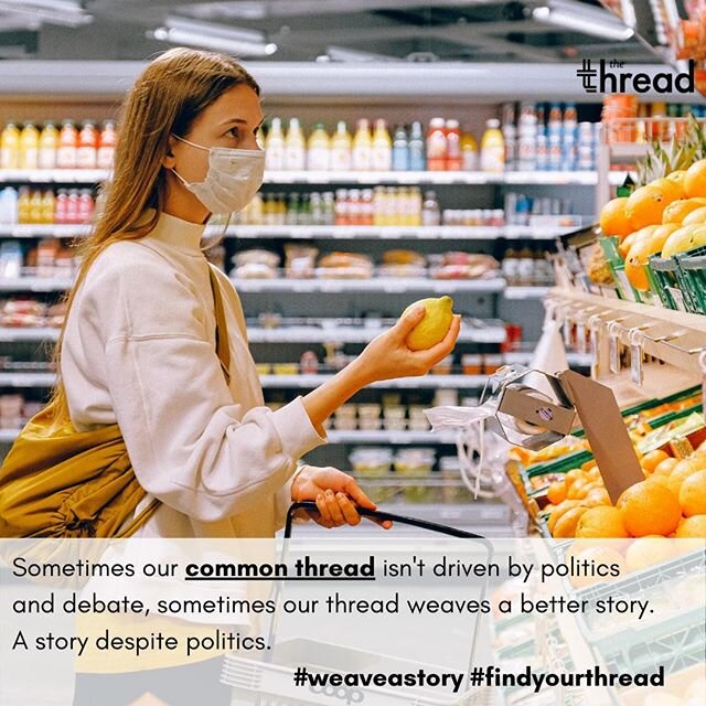 &quot;So, it's not particularly political, but my family has been grocery shopping for some of the at risk and elderly in our neighborhood. We coordinate weekly trips and combine everyone's shopping list to not only save them the trip, but minimize t