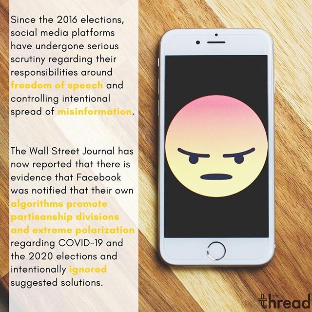 At The Thread, we have a few facts that fuel us. For example, #5: Online algorithms highlight sources that individuals already agree with, creating a &quot;filter bubble&quot; that blocks alternative views.
American Association for Advanced Science
#