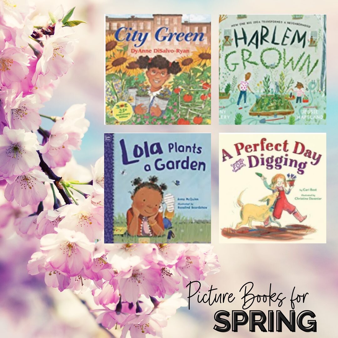 Happy Spring! 🌺🌼🌺

I'm excited to start this new season with some of my favorite picture books for spring!

What Spring picture book are you looking forward to most?

#picturebooks #readaloud #picturebooksaremyjam #picturebooklove #kidsbookstagram