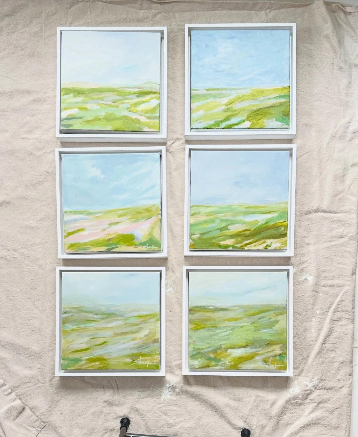 CATCH A GLIMPSE .. only 6 small paintings will be available in this new collection. Perfect for a special gift ! 
FIELD NOTES from Hampshire 
11.29