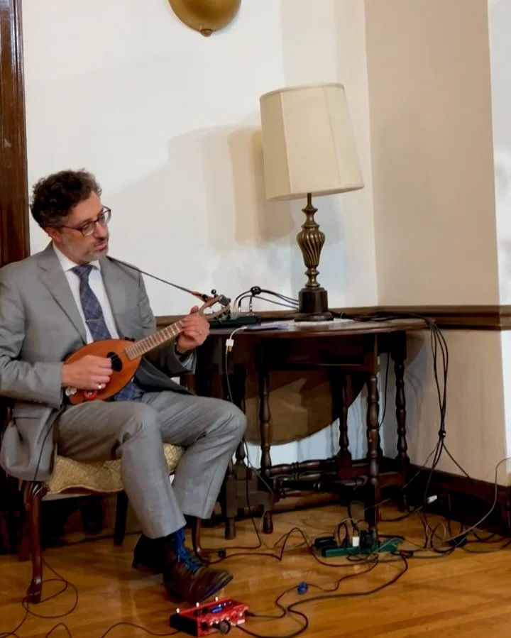 Got to hook my @magicfluke Flea Mandolin up to my Boss Loop Pedal and my @fishmanmusic amp to improvise some original music for guests at the wedding of @hlaserwolf &amp; @dfr247 
&bull;
#magicfluke #magicflukecompany #berkshiremade #usamade #support