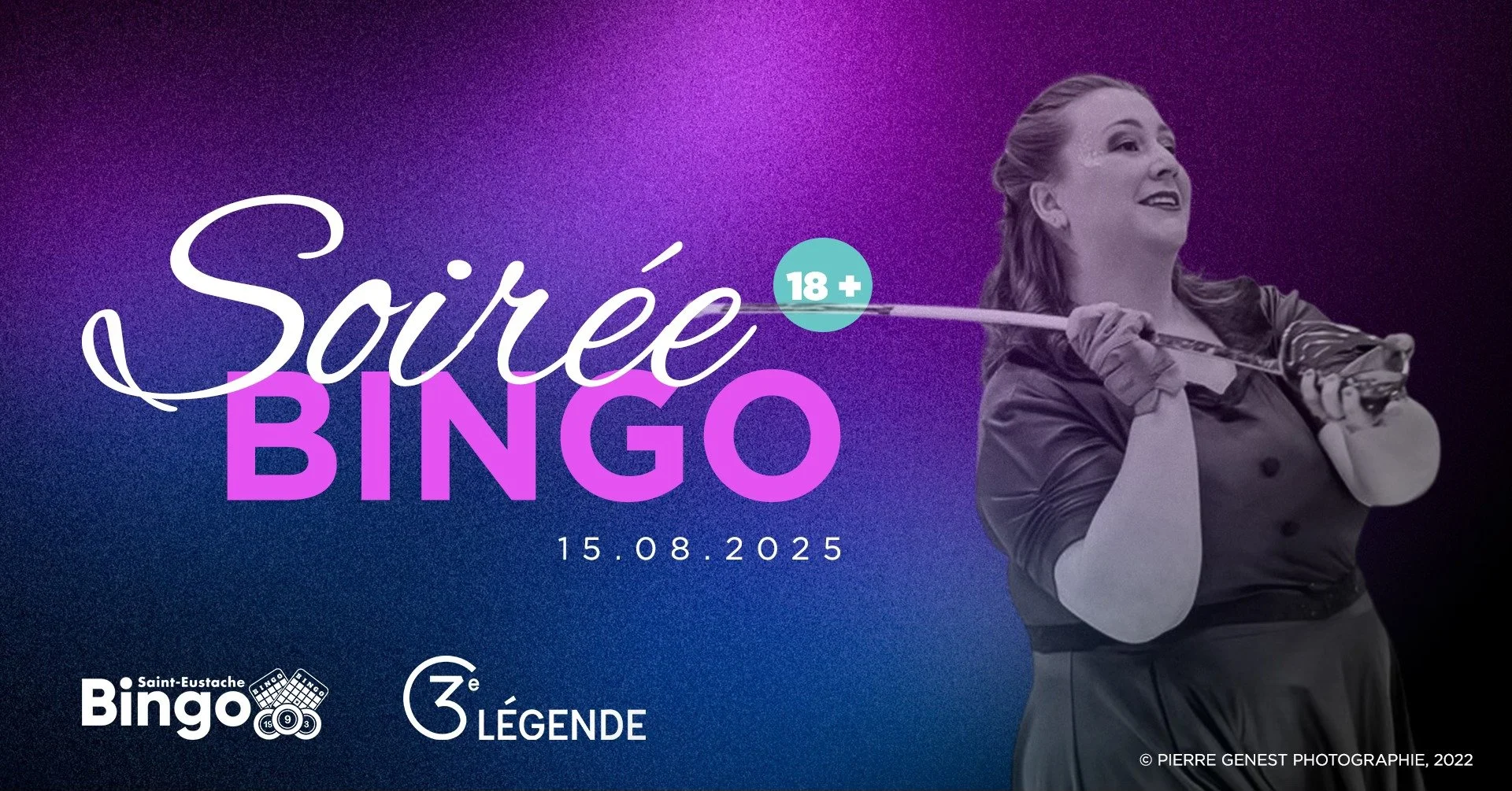 𝐒𝐎𝐈𝐑𝐄́𝐄 𝐁𝐈𝐍𝐆𝐎 🤩

🎯 Saviez-vous que le @bingosainteustache verse des fonds &agrave; 18 organismes communautaires? Gr&acirc;ce &agrave; ce partenariat, 3e L&eacute;gende b&eacute;n&eacute;ficie d&rsquo;un pr&eacute;cieux soutien!

📅 Le ve