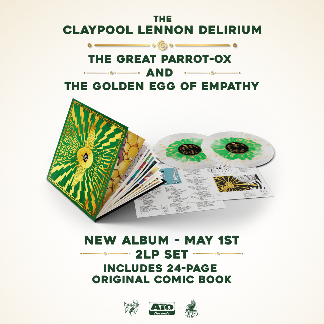 Claypool Lennon Delirium - New Album 'The Great Parrot-Ox and the Golden Egg of Empathy' out May 1