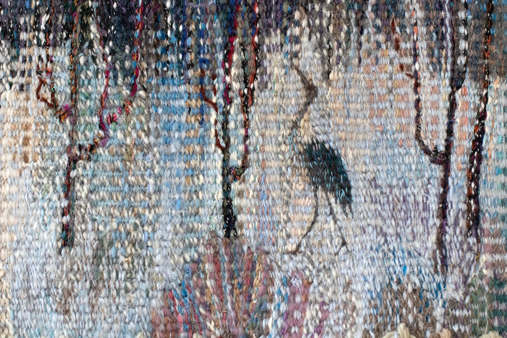 Detail view of bottom artwork titled 'Sunset as seen from my home in Toronto' by Myroslava Boikiv