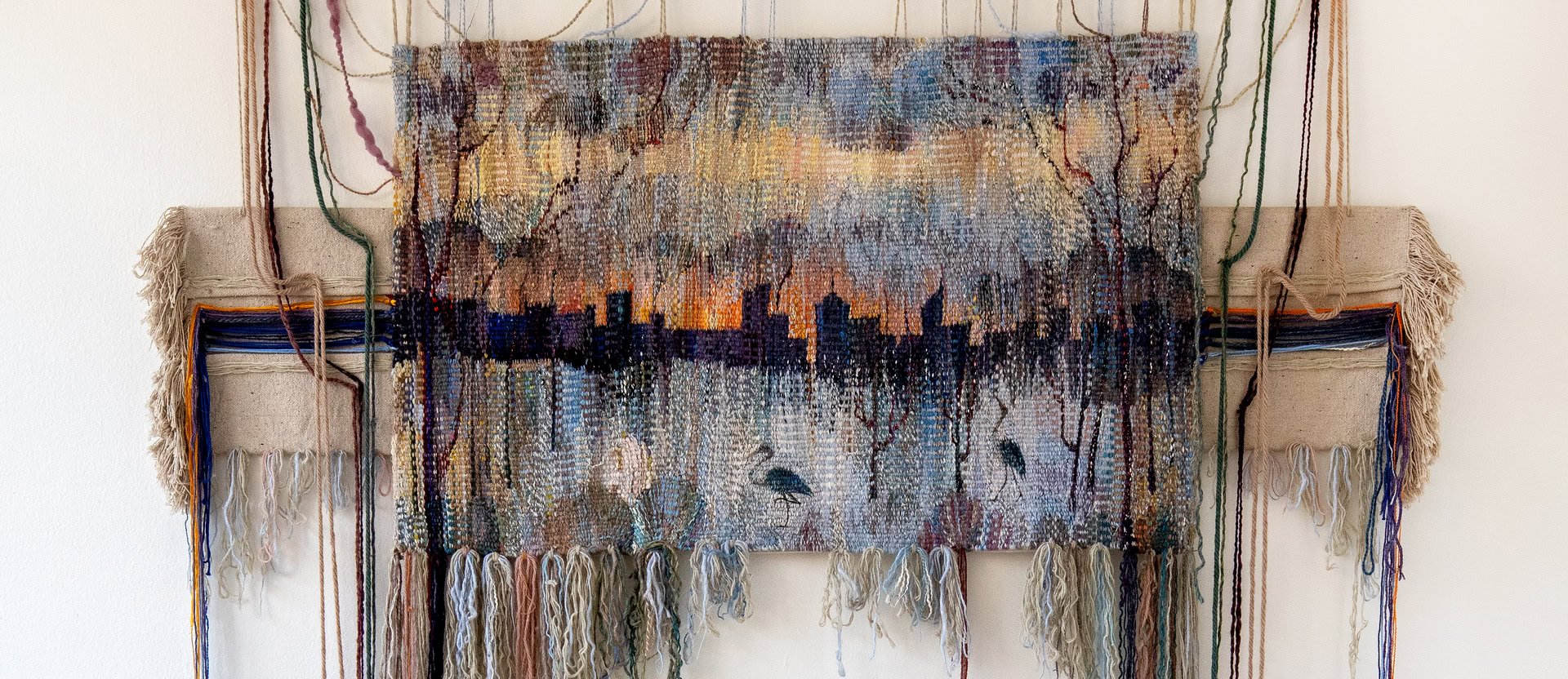Common view of artwork titled 'Sunset as seen from my home in Toronto' by Myroslava Boikiv