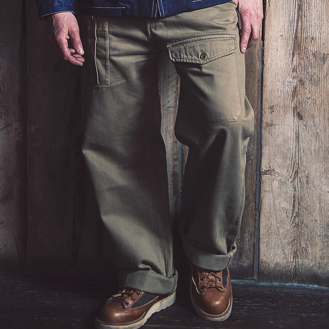 Sometimes it&rsquo;s just pants.
Our Battle Dress Fatigue Pants - 5 Colours - Sizes 30-42 - 13.5 oz Organic Cotton Selvedge Denim from Candiani Mill in Milan.
These pants are&nbsp;our homage to the&nbsp;trousers of the British Army Battle Dress unifo