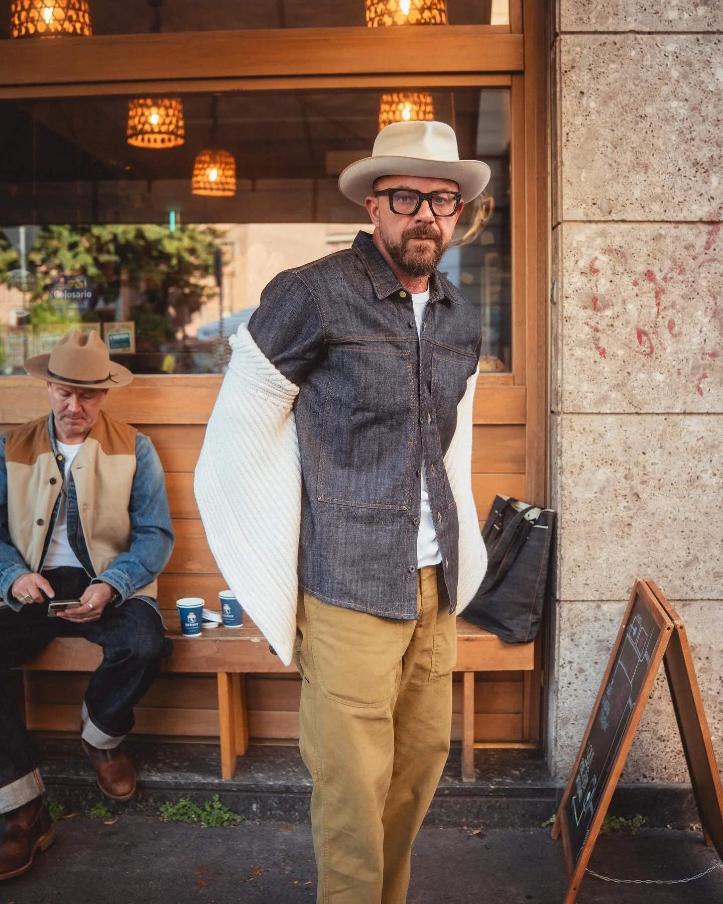 LAST FEW in the new colours, updated fit, with more cashmere 🐐 less lambswool 🐑 
5 colours, sizes Small &ndash; 2XL , Made in Scotland 🏴󠁧󠁢󠁳󠁣󠁴󠁿 

Military Style &amp; Workwear Inspired. Performance fabric &amp; construction led.

Classic heri