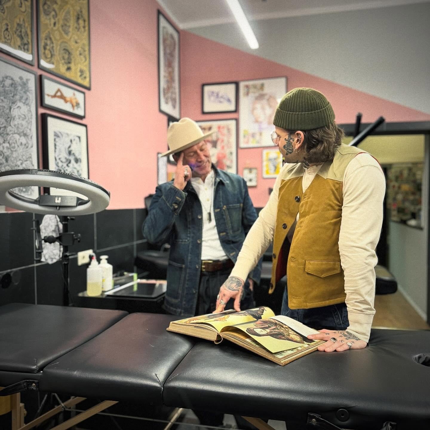 🦺🦺 12.5oz Rugged Vest @halleystevensons Dry Wax Twill Cotton 
💙💙 15oz Japanese Selvedge Denim Chore Coat @nihonmenpu_official 
🧵🧵Supima Henley - 10oz Supima Cotton
🪖🪖Swiss Army Denim &ndash; 15oz @candianidenim Selvedge Denim

Military &amp; 