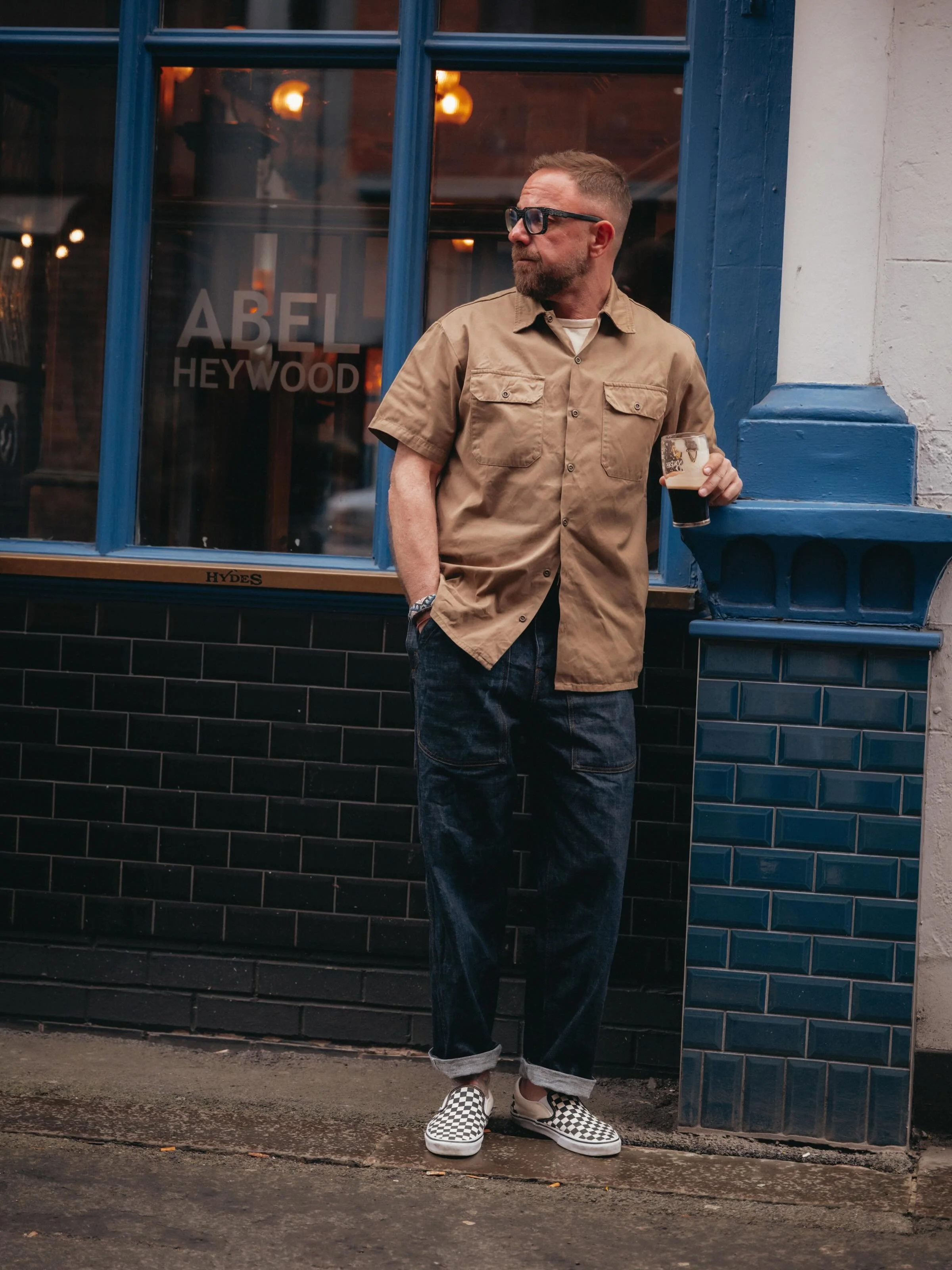 #looksgoodactstough 
OG-107 Shirt, here in Khak 
100% Poplin Cotton 
Sizes S -3XL - available in 3 Colours 
Swiss Army Denim Fatigues - Raw
Sizes 30 - 42 - also available in Wash
Supima Cotton Tee
Available in white &amp; Ecru
Sizes S -3XL

📸 @d_wat